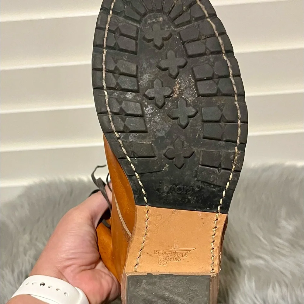 Red Wing Clara Tan Leather Ankle Boots, Women’s US size 8.5 - Picture 8 of 15